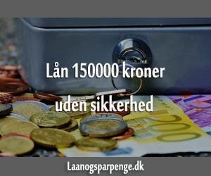 Lån 150000 kroner uden sikkerhed